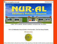 Tablet Screenshot of nuralmakina.com